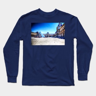 The Louvre Pyramid Or Pyramide Du Louvre Long Sleeve T-Shirt